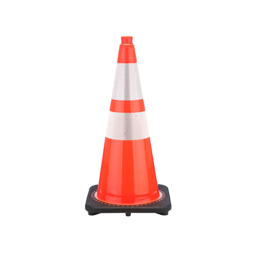 jbc-traffic-safety-cone-orange-28-inch-tall-7-lbs-6-inch-4-inch-3m-reflective-collars