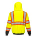 PORTWEST® Reflective Kansas Zipped Hoodie ANSI Class 2 / ANSI Class 3 - UB316 - Safety Vests and More