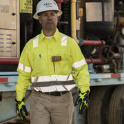 flame resistant high visibility clothing gear