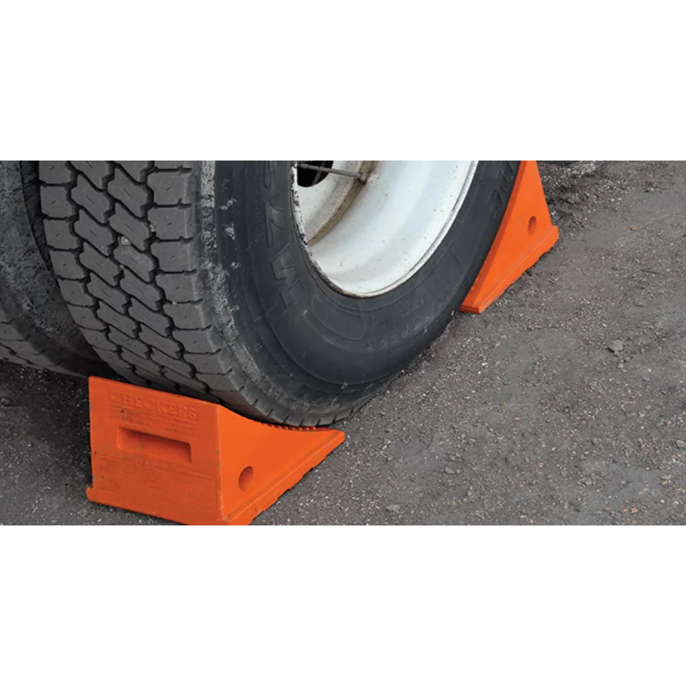 Truck Wheel Chocks | Trucking Tire Chock — Safety Vests and More