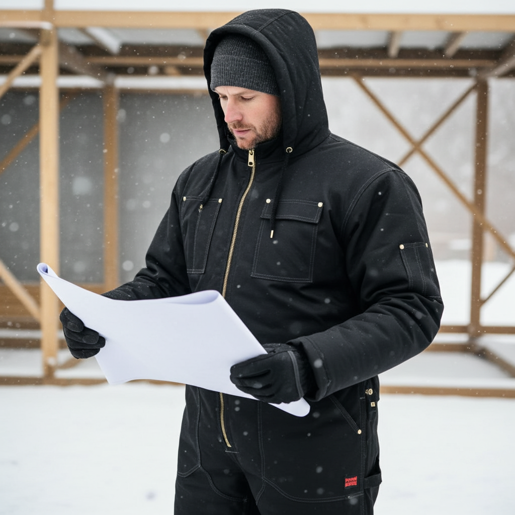 Insulated coveralls winter work coverall jumpsuit