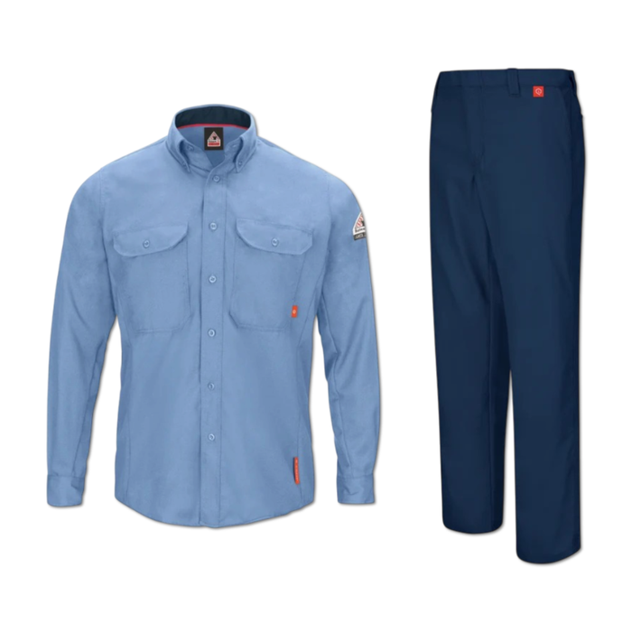 Bulwark® FR iQ Series® Work Pant and Long Sleeve Shirt Bundle - QS52 & QP10