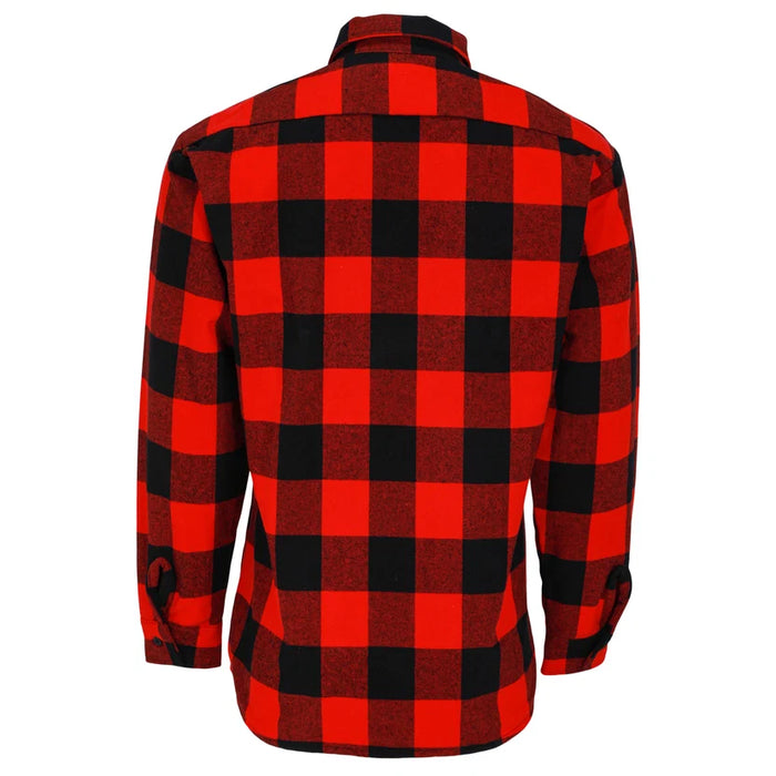 Big Bill Long-Sleeve Premium Flannel Shirt with Half-Zip - 123