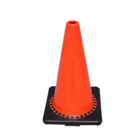 18" Traffix Devices Traffic Cone - Orange - 3 Lbs - No Reflective Collars