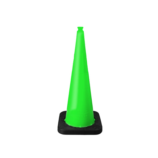 Enviro Cone 36" Traffic Cone - Lime - 10 Lbs - No Reflective Collar