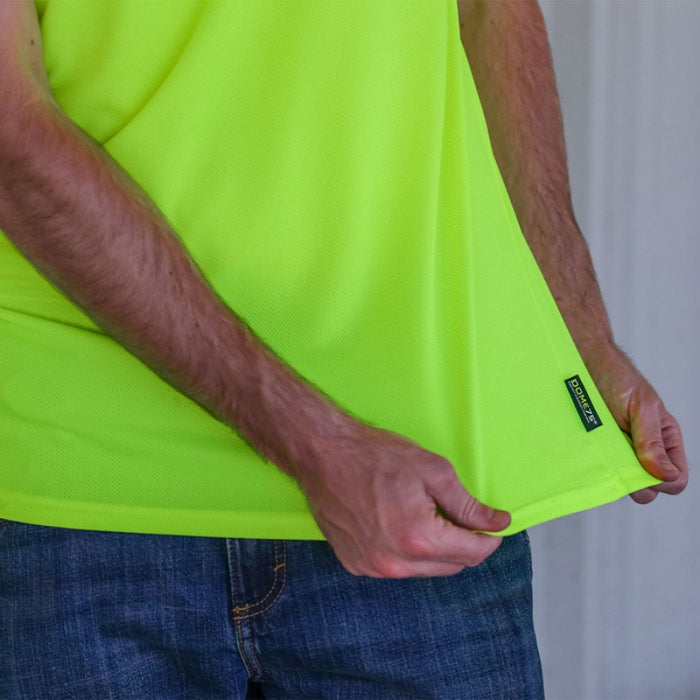 DOME75® DYNAMIC SERIES High Visibility Viz-Dri Short Sleeve Safety T-Shirt - DSS1401
