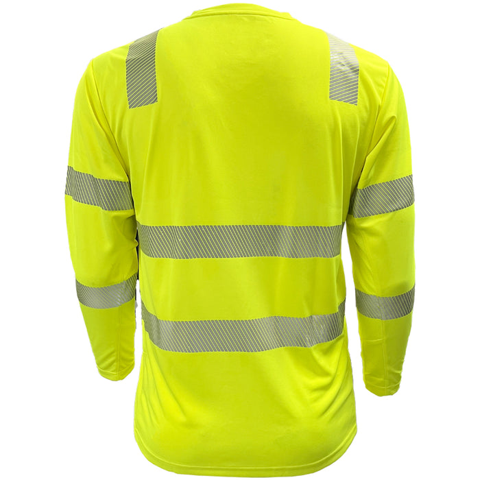 Reflective Apparel™ EcoChill Long Sleeve Hi-Vis Shirt – Type R ANSI Class 3 – 204CMPS
