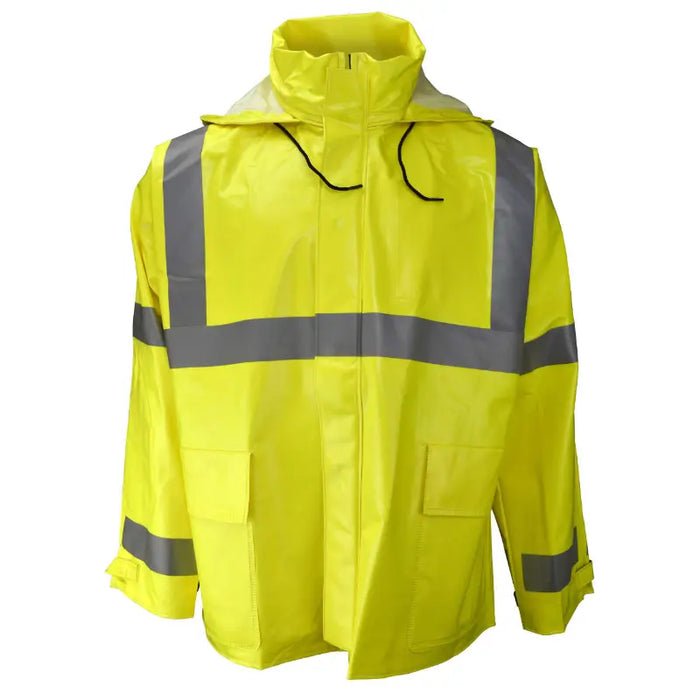 Neese High Visibility Safety Jacket - Tuck Away Hood - ANSI Class 3 Type R - 227AJ