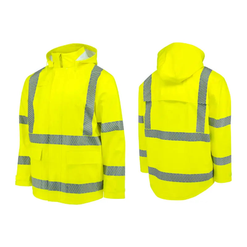 Neese High Visibility Safety Jacket - ANSI Class 3 Type R - Detachable ...