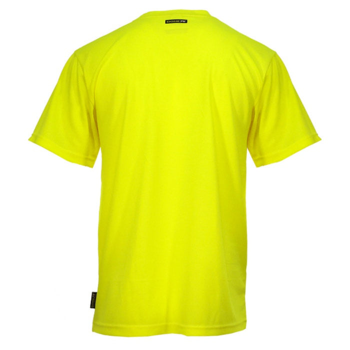DOME75® DYNAMIC SERIES High Visibility Viz-Dri Short Sleeve Safety T-Shirt - DSS1401