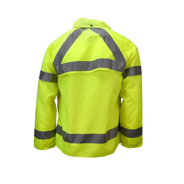 Neese High Visibility Jacket with Hood - ANSI Class 3 - Lightweight & Waterproof - 7002 Series
