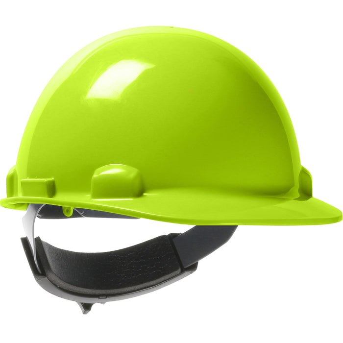 PIP® Dom™ Cap Style Smooth Dome Hard Hat with HDPE Shell - Wheel-Ratchet Adjustment - 280-HP341SR