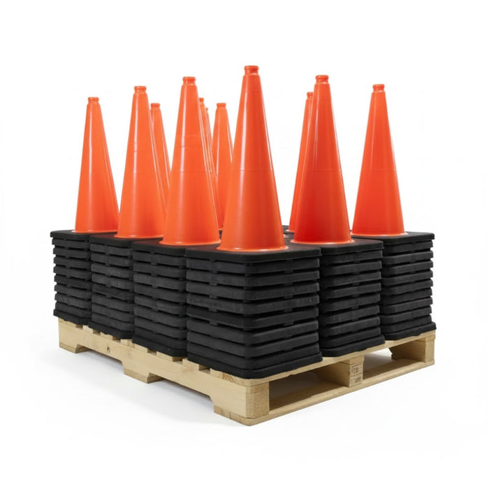 28" Traffic Cone - 7 Lbs - Safety Orange - No Reflective Collar