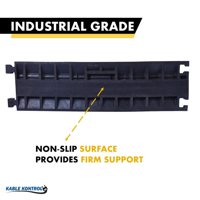 ATLAS Cable Protector Ramp - 2 Channels - Yellow / Black - CP9972