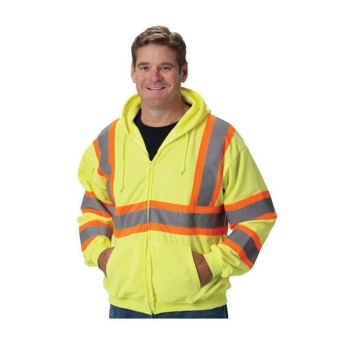 PIP® High Visibility ANSI Type R Class 3 Two-Tone Hoodie – 323-HSSP