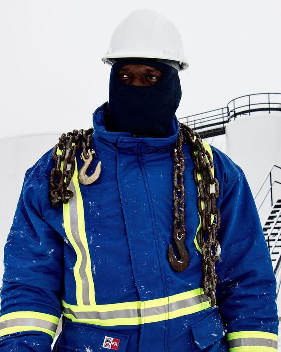 Big Bill® High Visibility Flame Resistant Arctic Parka with Telescopic Back - V305N5