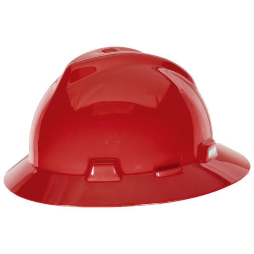 MSA® V-Gard Full Brim Hard Hat - Fas-Trac Suspension