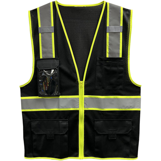 Reflective Apparel™ Enhanced Visibility Two-Tone Five Pocket Mesh Vest – 500GT