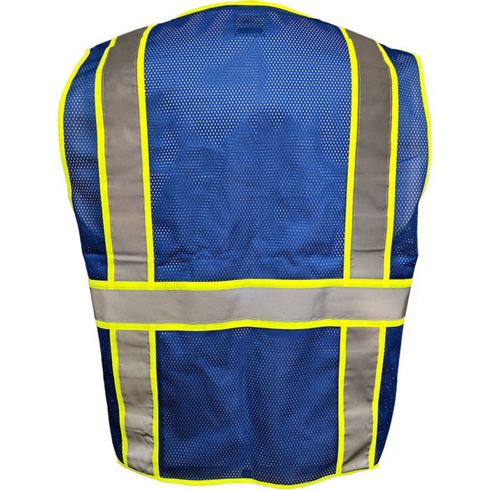 Reflective Apparel™ Enhanced Visibility Two-Tone Five Pocket Mesh Vest – 500GT