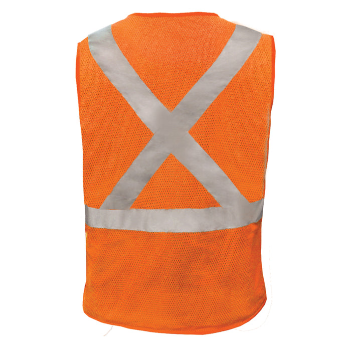 Reflective Apparel™- Three Pocket Mesh Breakaway Vest – Type R ANSI Class 2 – 502SX