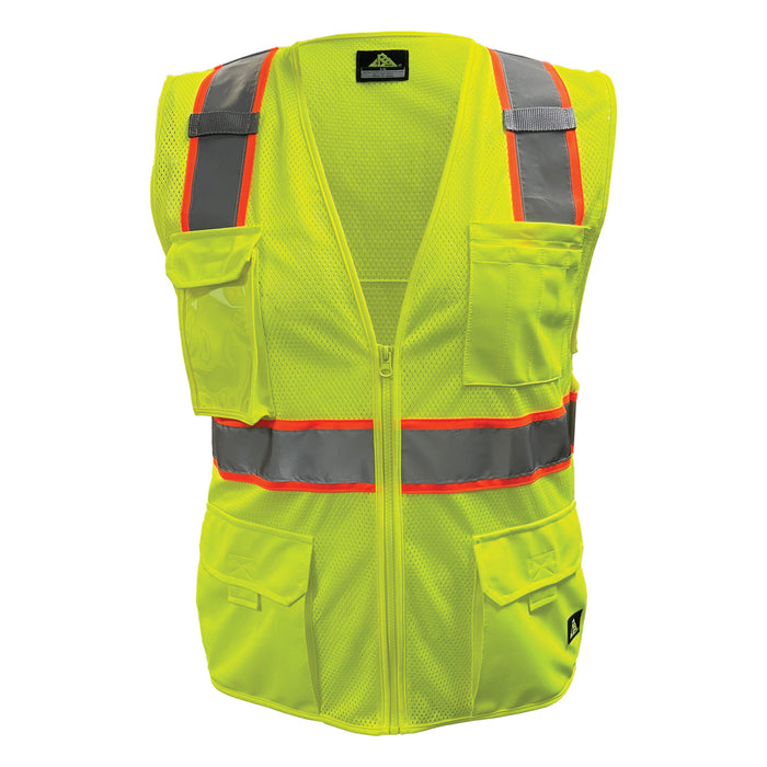 Reflective Apparel™ Two-Tone Mesh Safety Vest – Type R ANSI Class 3 - 515CS