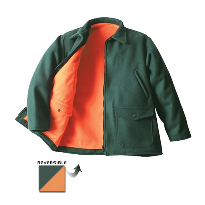 Big Bill Reversible Water Repellant Wool Jacket -Green - 54Z