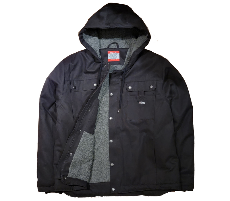 Knox® Heavy Duty FR Sherpa Lined Flame Resistant Black Jacket
