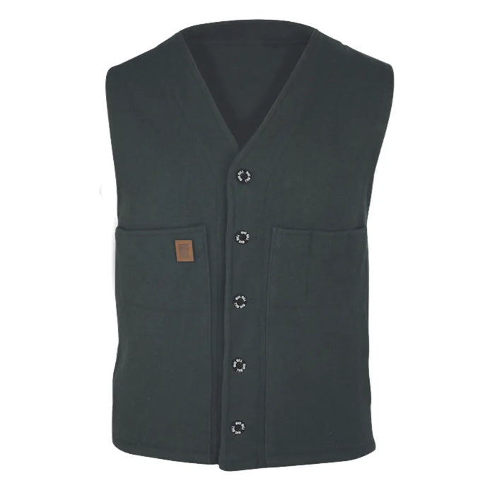 Big Bill Relaxed Fit Wool Outdoor Vest - Green - 624