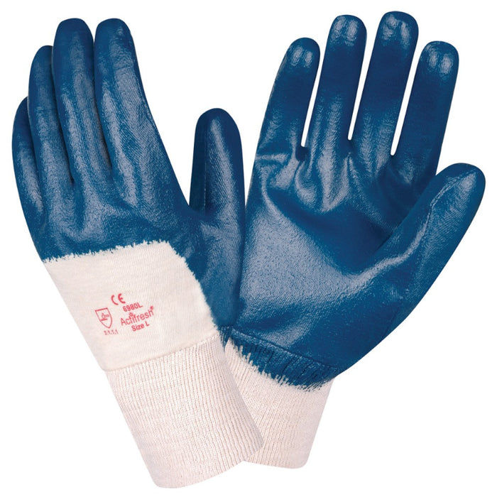 Cordova Safety Brawler II Premium Chemical Gloves - 12 Pcs Pack - 6980