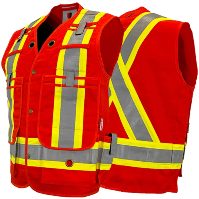 Atlas Guardian® FR / ARC Flash Hi Vis Summer Safety Vests - 2272