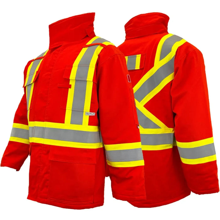 Atlas Guardian® FR / ARC Flash Hi Vis Safety Parkas - Orange - 21914OR