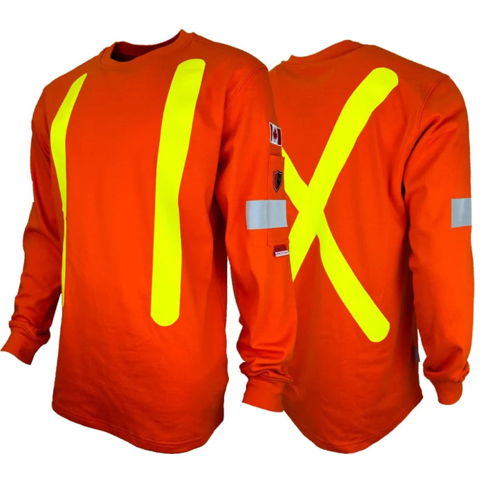 Atlas Guardian® FR / ARC Flash OHSA Compliant Hi Vis T-Shirts - 507OR