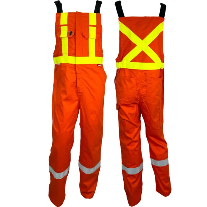 Atlas Guardian FR / ARC Flash OHSA Hi Vis Summer Bibs - Orange - 3052OR