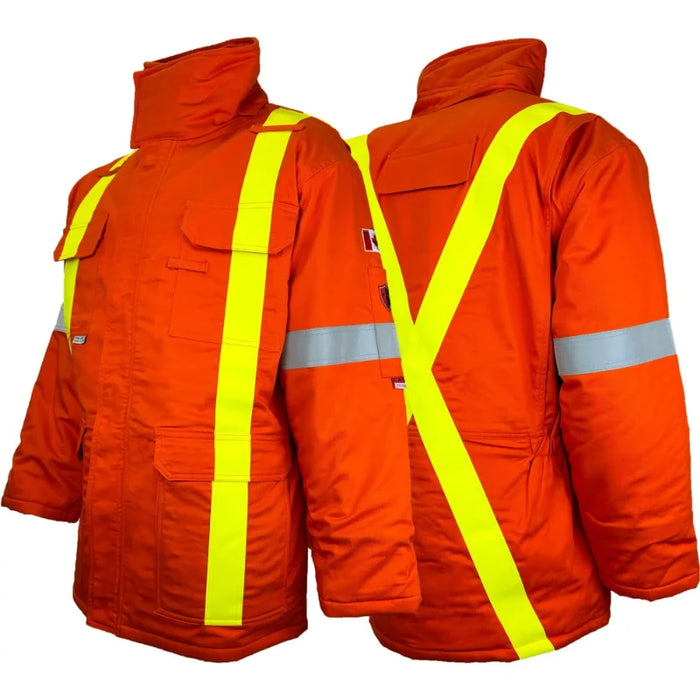 Atlas Guardian® FR-ARC Hi Vis OHSA Compliant Safety Parka - Orange - 2151OR