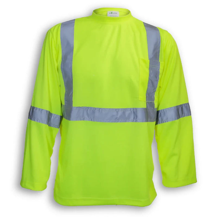 Big K Clothing® High Visibility Long Sleeve Safety T-Shirt  - BK6012