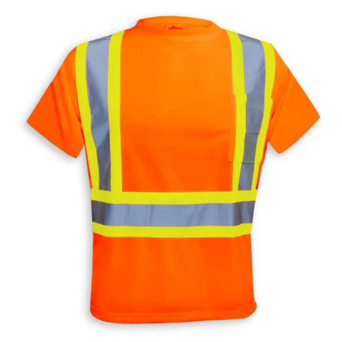 Big K Clothing® Woman's Short Sleeve Hi Vis Safety T-Shirt - BK200X-W