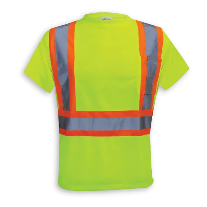 Big K Clothing® Woman's Short Sleeve Hi Vis Safety T-Shirt - BK200X-W