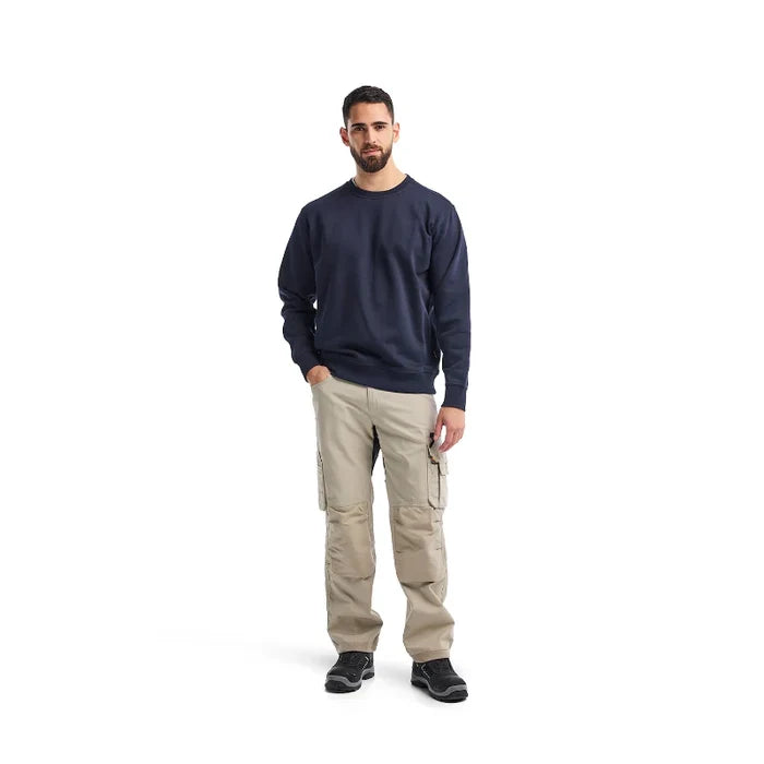 Blaklader® Workwear Crewneck Sweatshirt and Craftsman Work Pant Bundle - 3569 & 1694