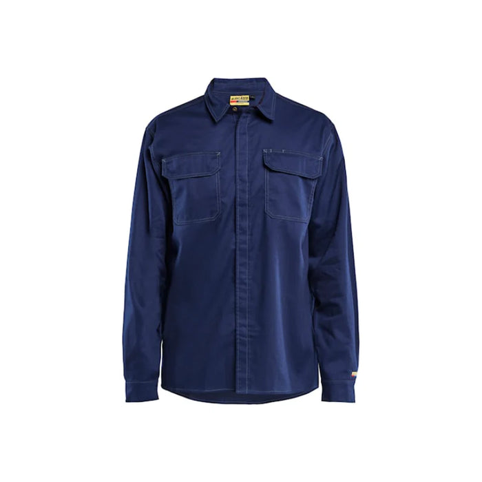 Blaklader® Workwear FR Collared Work Shirt - Navy Blue - 3276