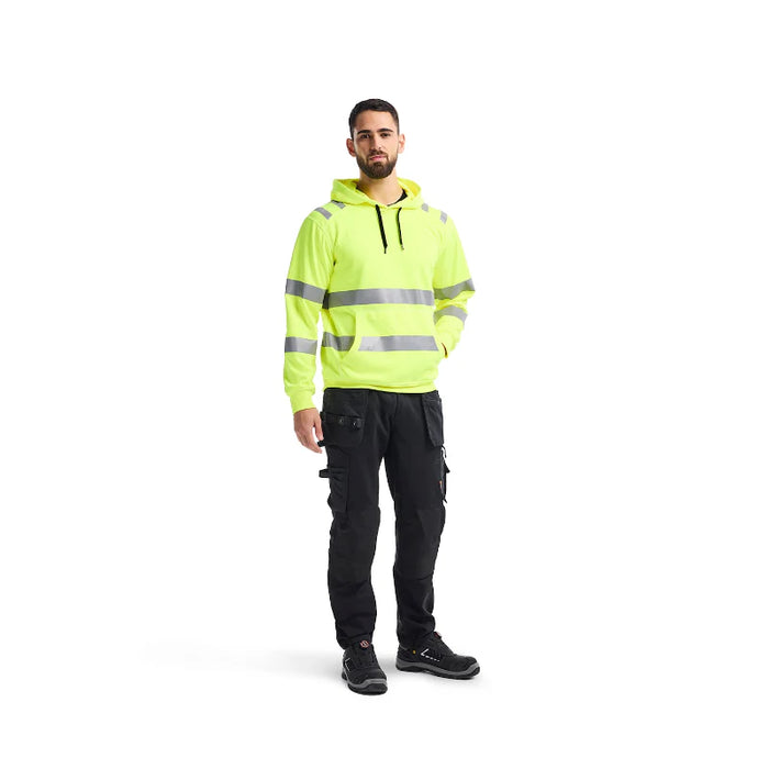 Blaklader® Workwear High Visibility Hooded Safety Sweatshirt - ANSI Class 3 Type R - 3442