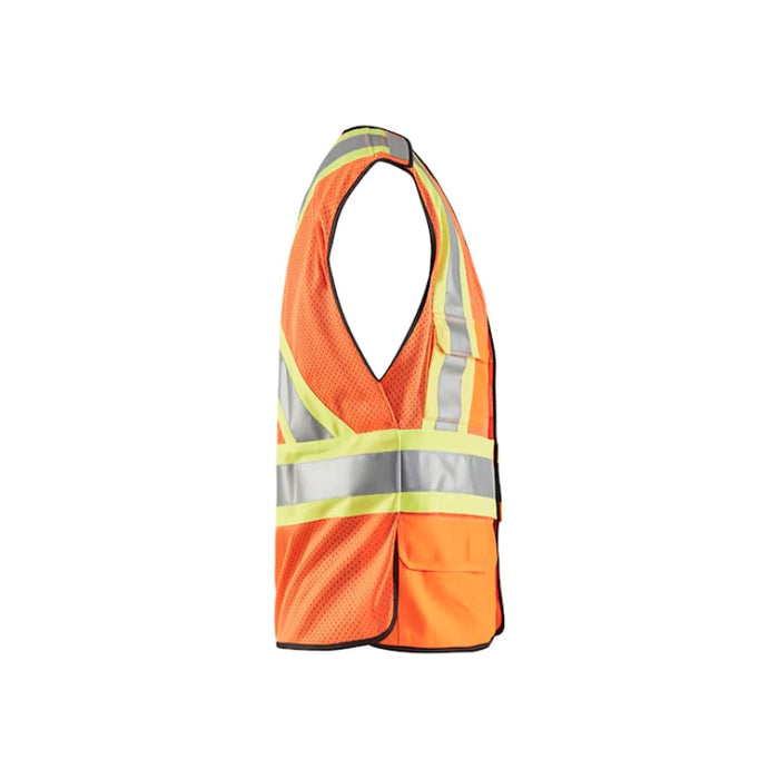 Blaklader® Workwear High Visibility 5-Point Tear Away Safety Vest - Orange - 3138