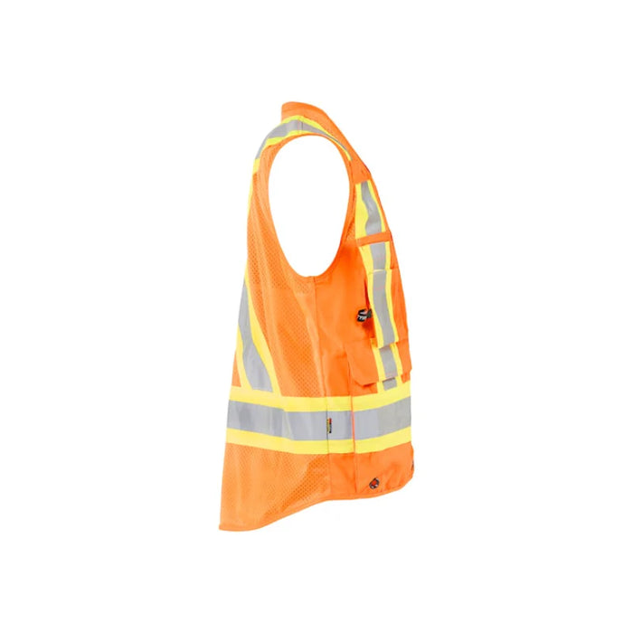 Blaklader® Workwear High Visibility Surveyor Safety Vest - Orange - 3136