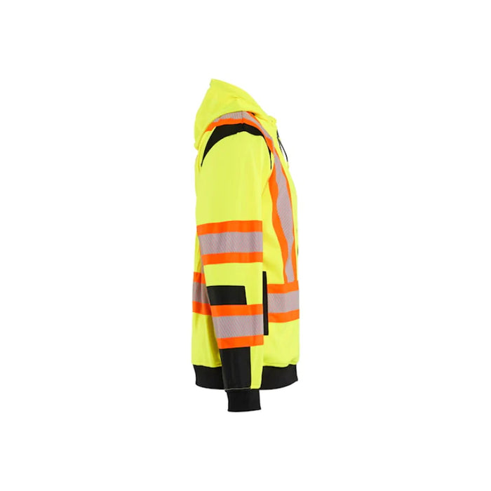 Blaklader® Workwear High Visibility Zip Safety Hoodie - ANSI Class 3 Type R - Yellow - 3448