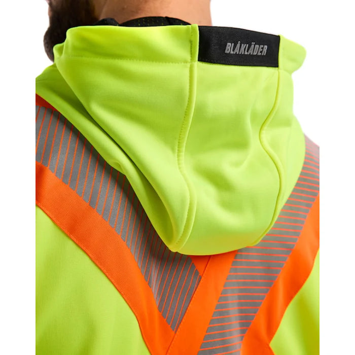 Blaklader® Workwear High Visibility Zip Safety Hoodie - ANSI Class 3 Type R - Yellow - 3448