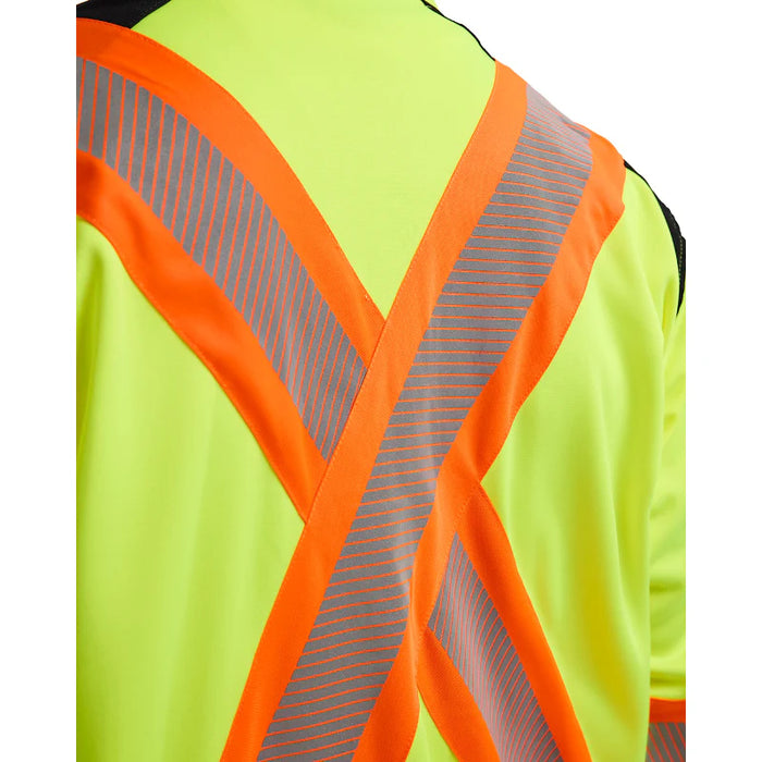 Blaklader® Workwear High Visibility Zip Safety Hoodie - ANSI Class 3 Type R - Yellow - 3448