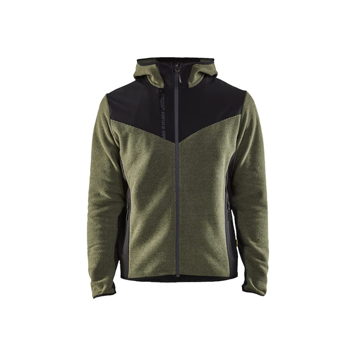 Blaklader® Workwear Jacquard Knitted Fleece Hooded Jacket - 4740