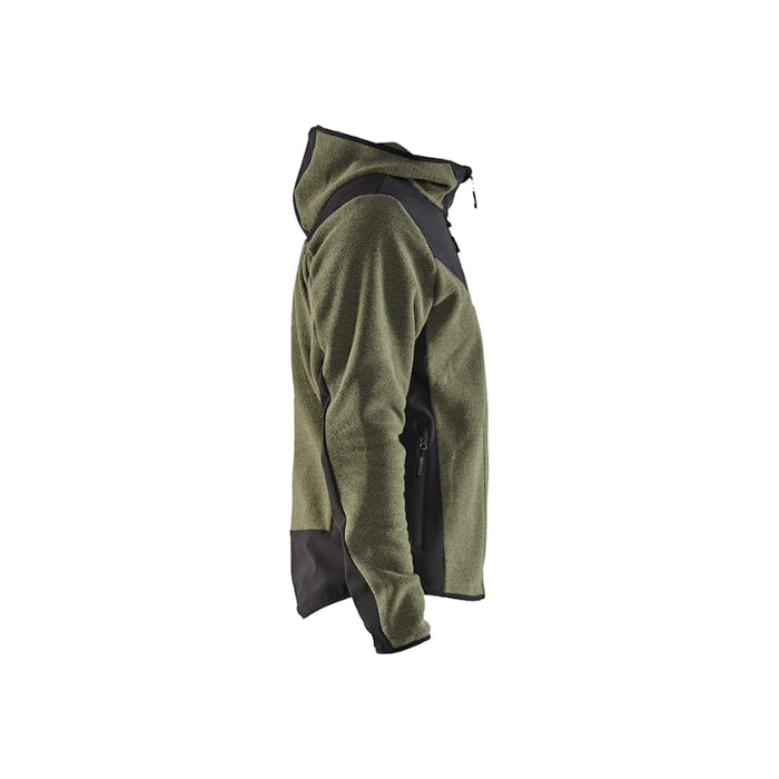 Blaklader® Workwear Jacquard Knitted Fleece Hooded Jacket - 4740