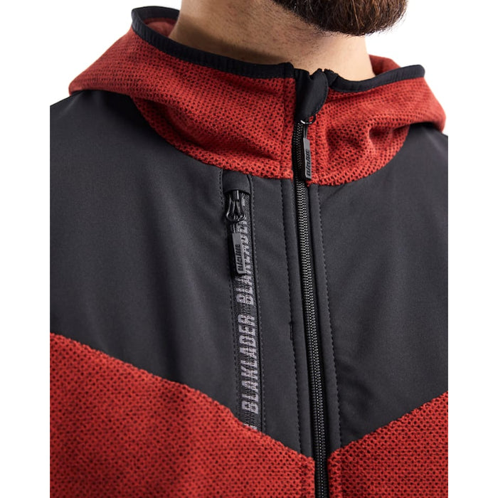 Blaklader® Workwear Jacquard Knitted Fleece Hooded Jacket - 4740