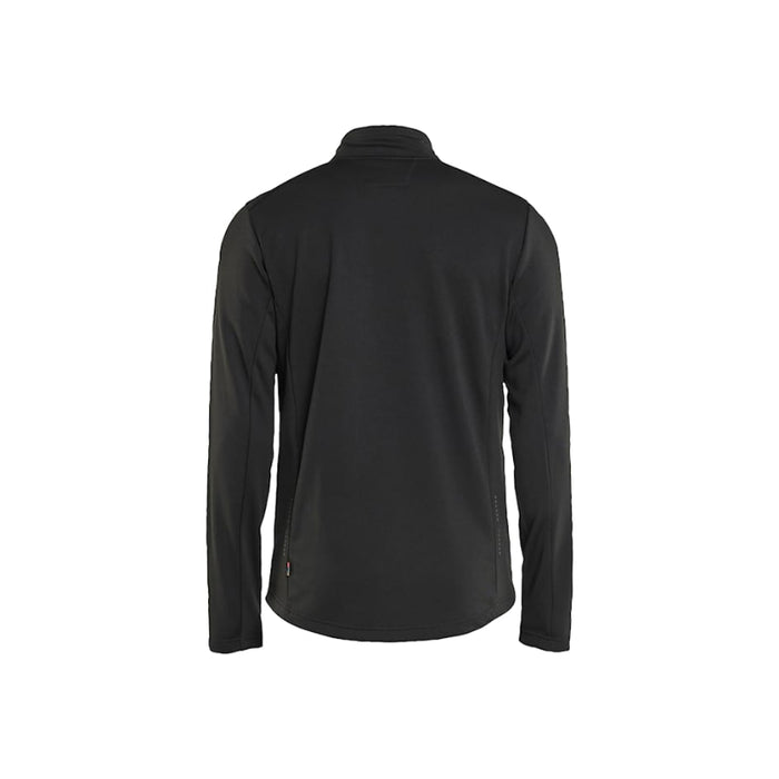 Blaklader® Workwear Pique Tech Fleece Jacket - High collar - Black - 4737