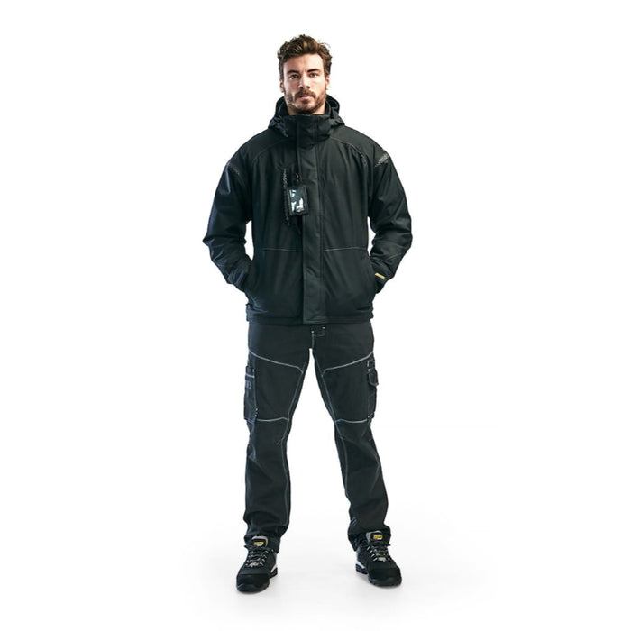 Blaklader® Workwear Twill Lined Waterproof Shell Jacket - Black - 4797
